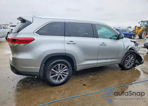 2017 Toyota Highlander Se z USA, uszkodzony, nr VIN 5TDKZRFH7HS216792